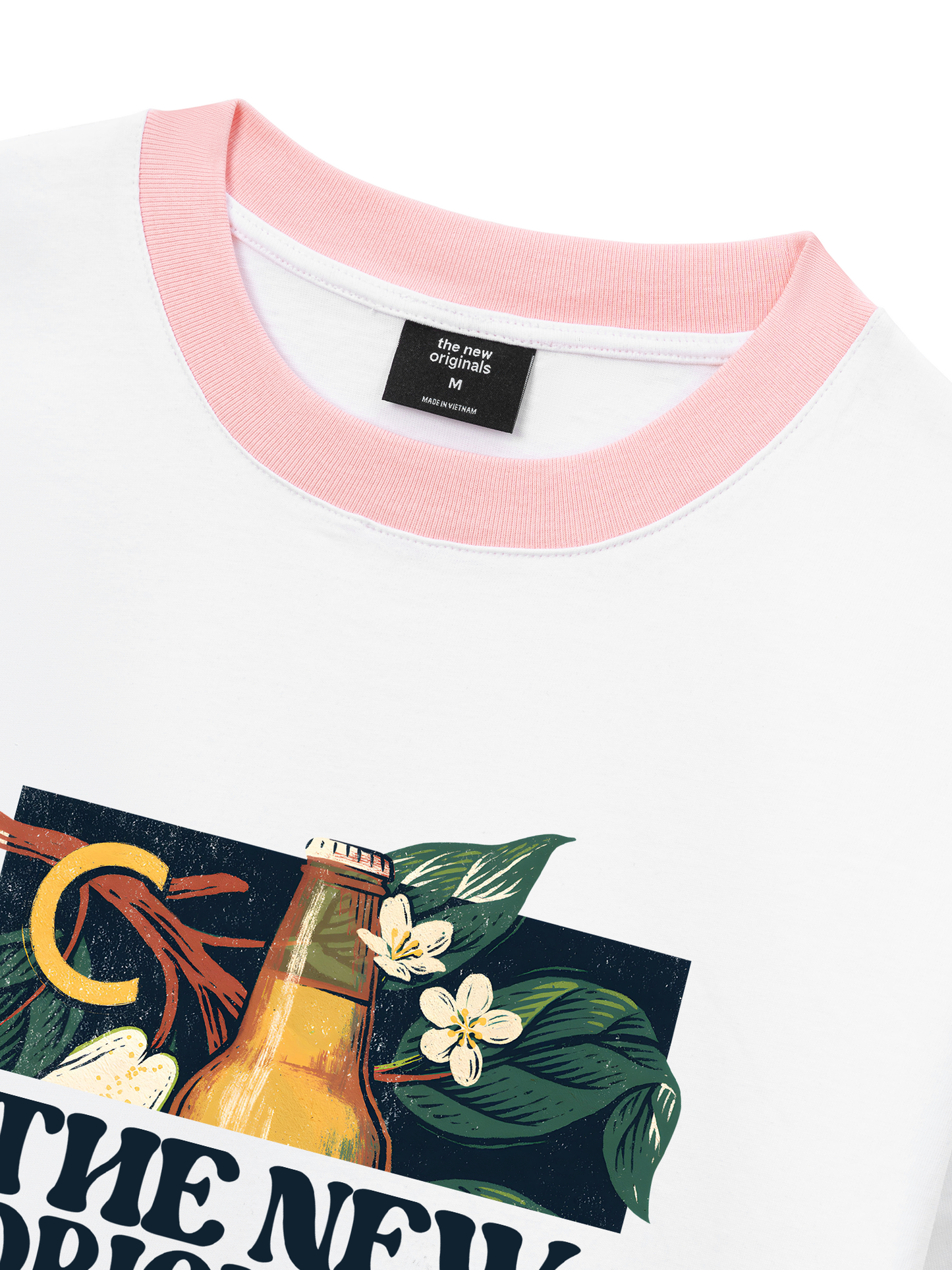 Áo Thun Ringer Relaxed Fit Pear Cinder