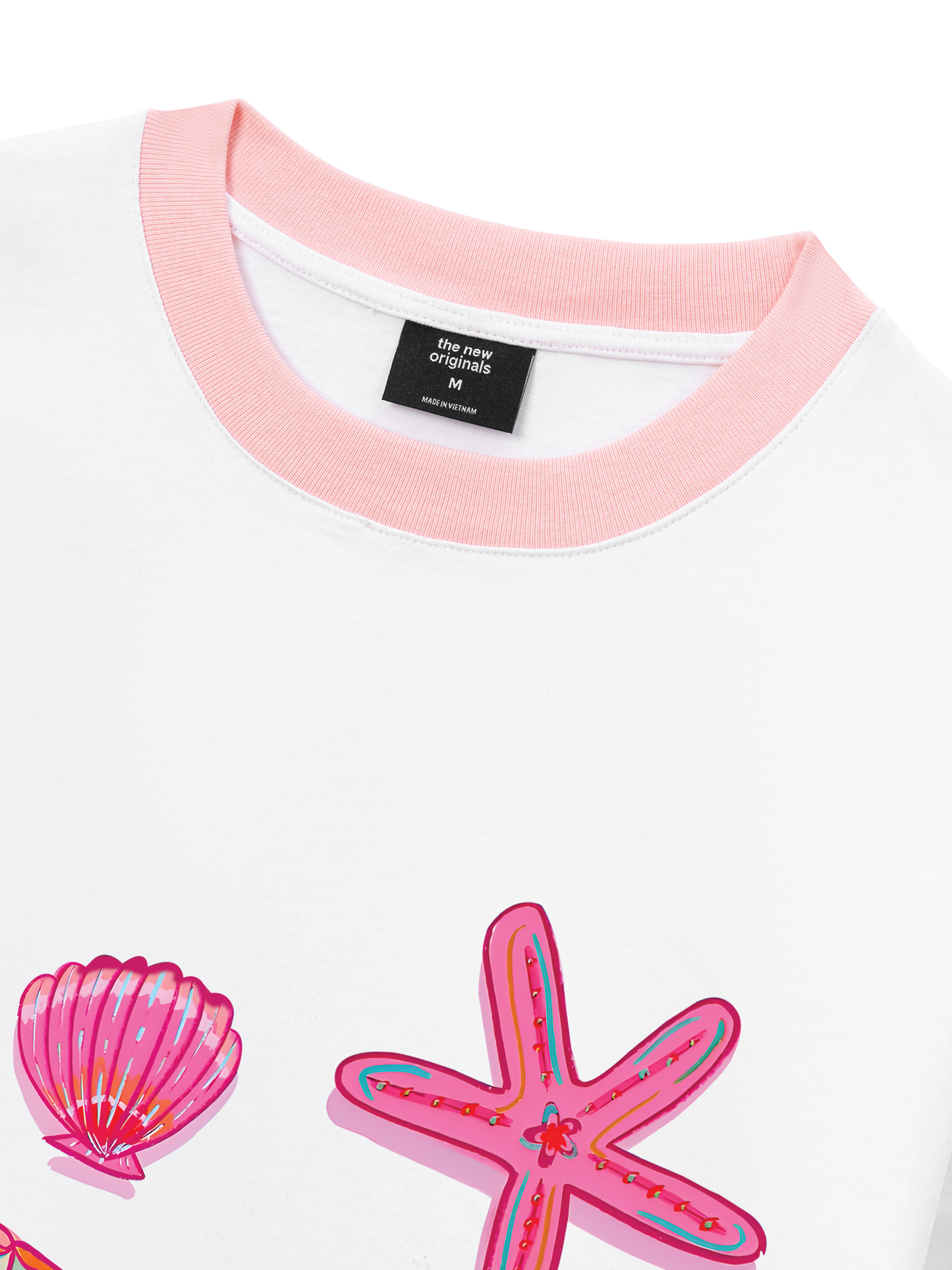 Áo Thun Ringer Relaxed Fit Suummer Vibes Sea Life
