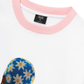 Áo Thun Ringer Relaxed Fit Blue Daisy Hairstyle