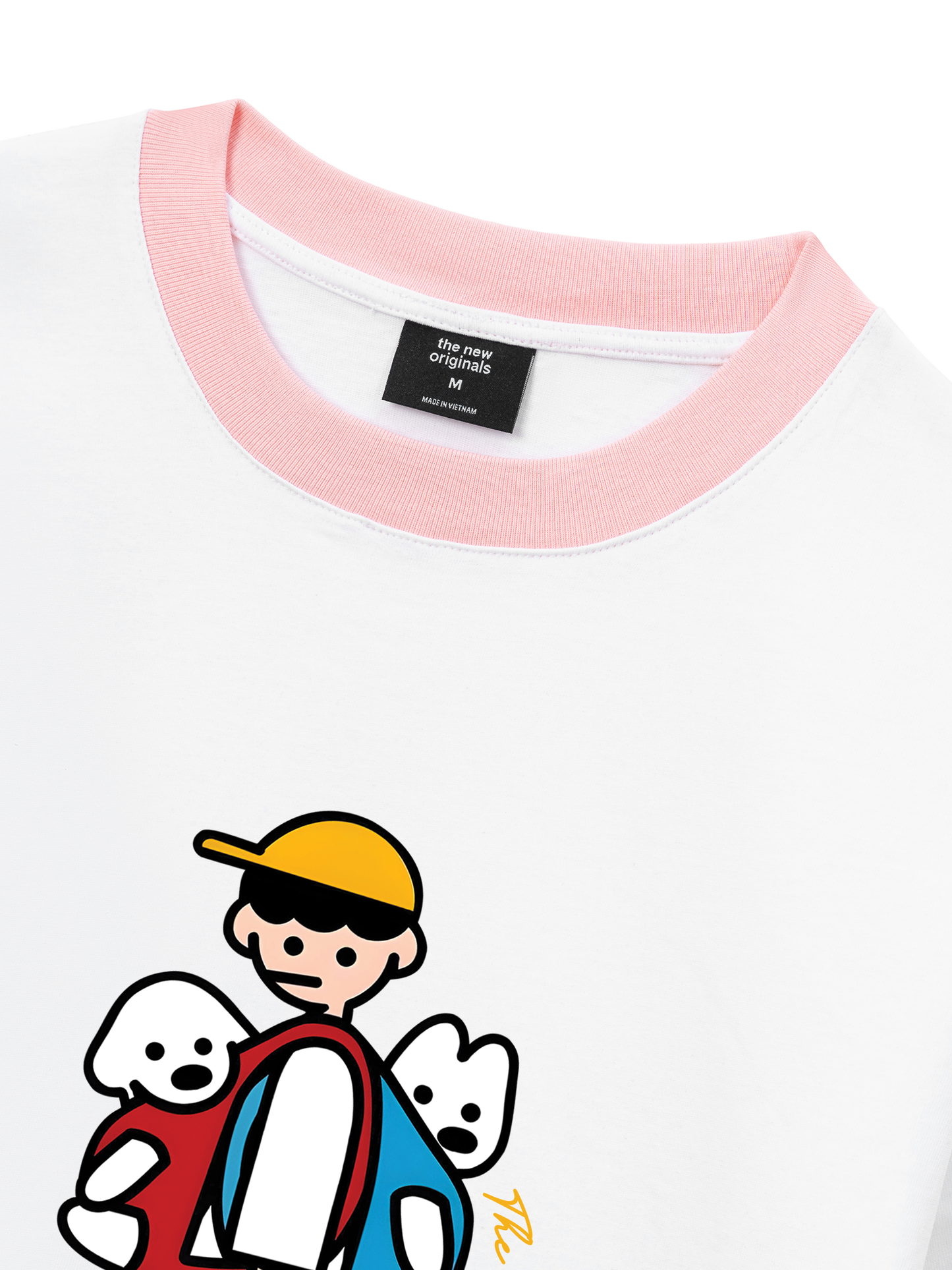 Áo Thun Ringer Relaxed Fit Let_s go