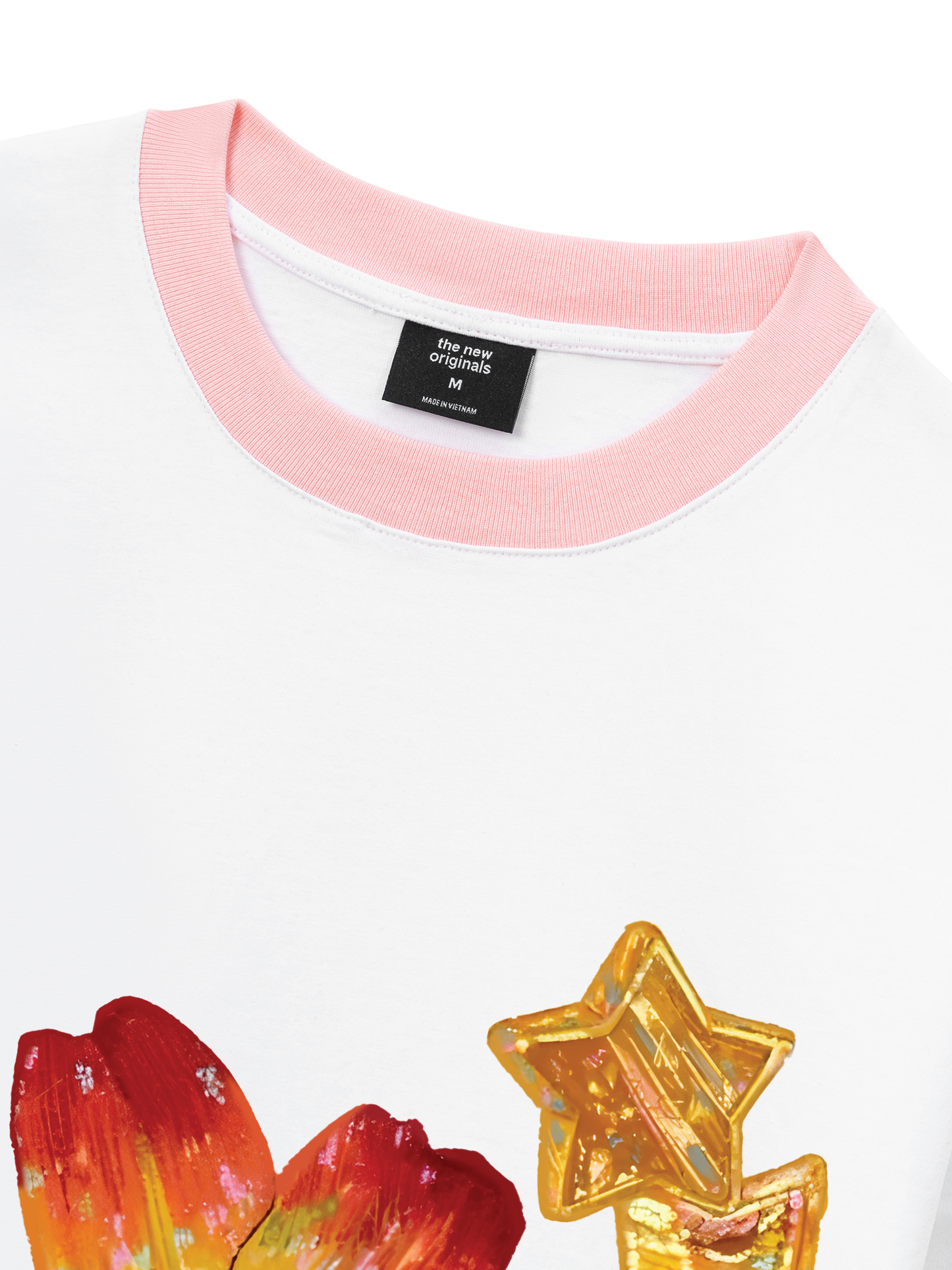Áo Thun Ringer Relaxed Fit Blooming in the Stars