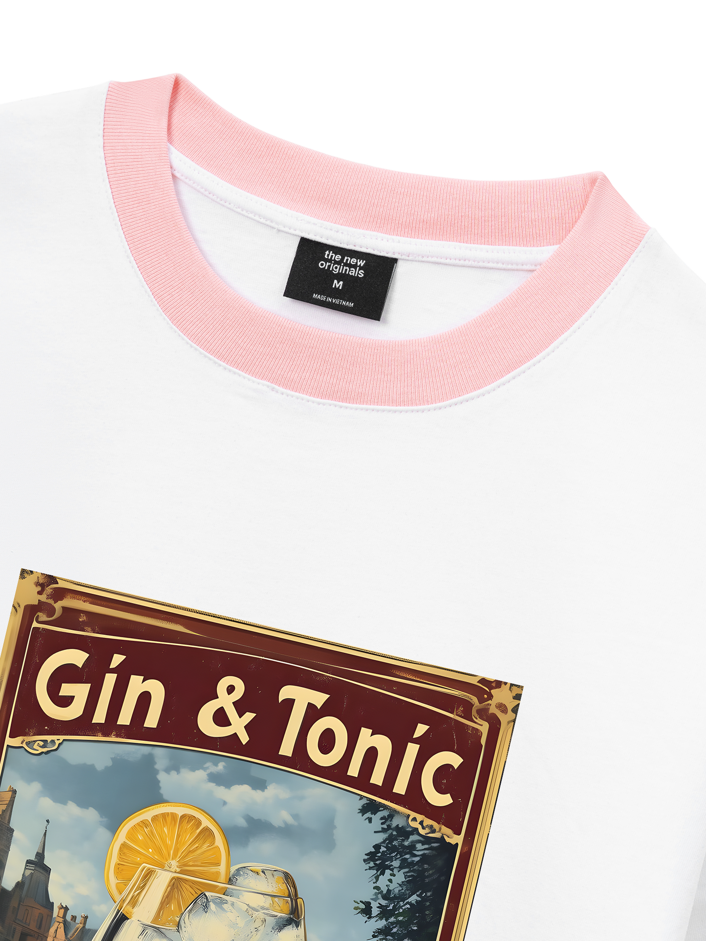 Áo Thun Ringer Relaxed Fit Fresh Gin And Tonic