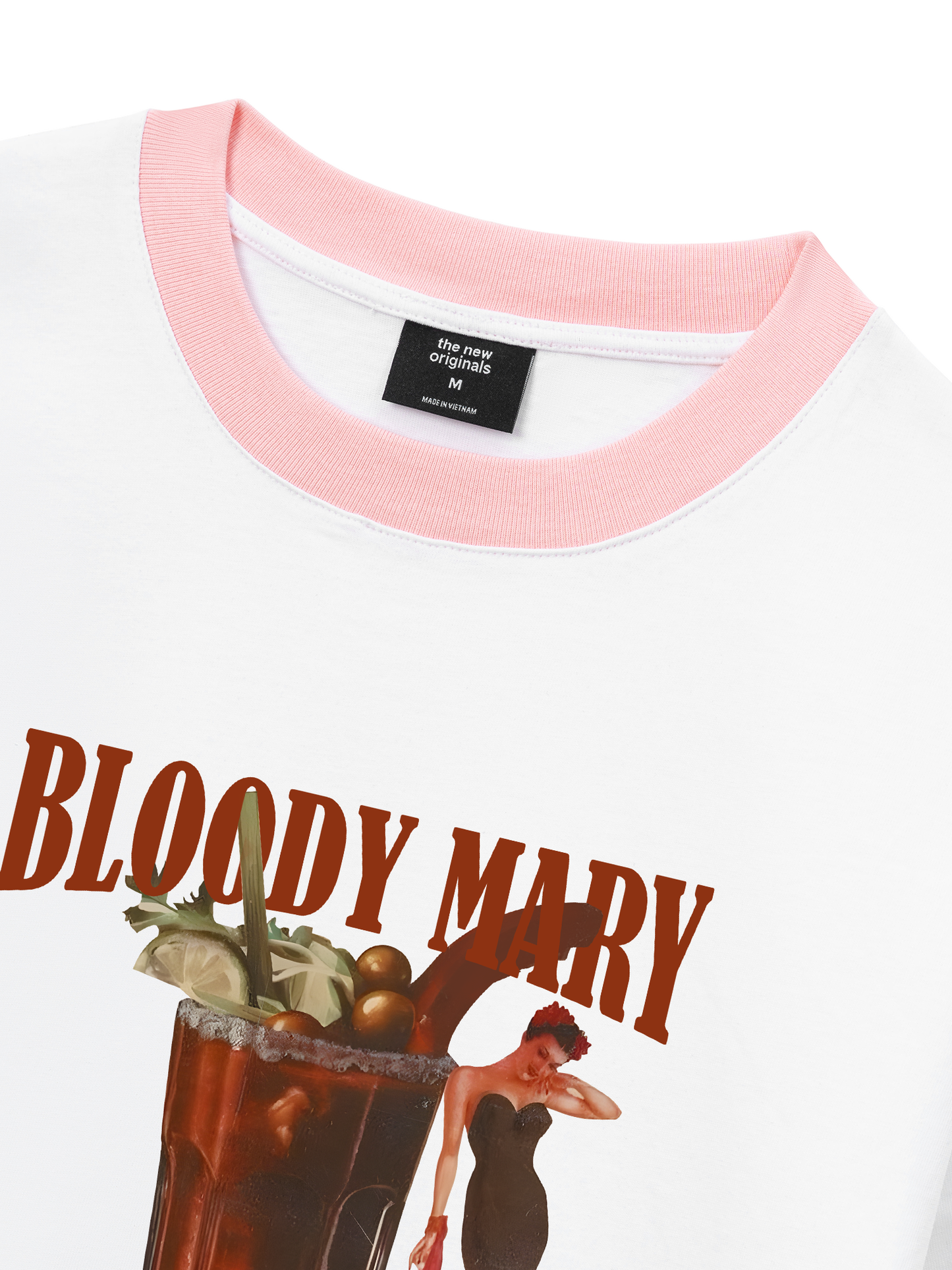 Áo Thun Ringer Relaxed Fit Fresh Bloody Mary