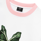 Áo Thun Ringer Relaxed Fit Tropical Alocasia Leaf
