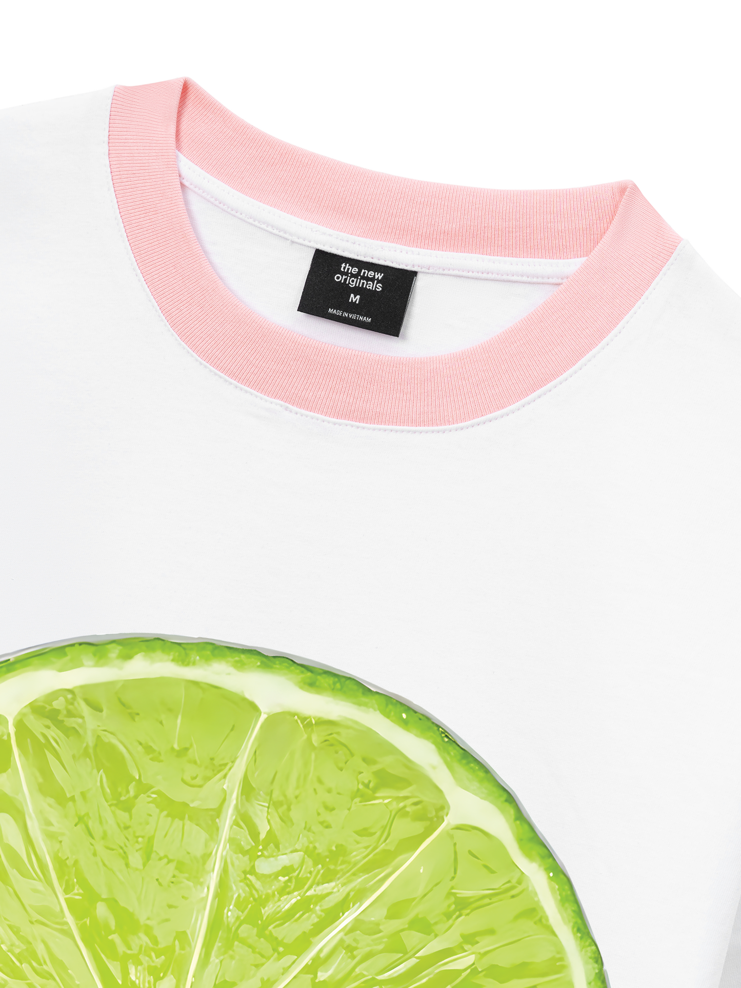 Áo Thun Ringer Relaxed Fit Summer Vibes Lemon