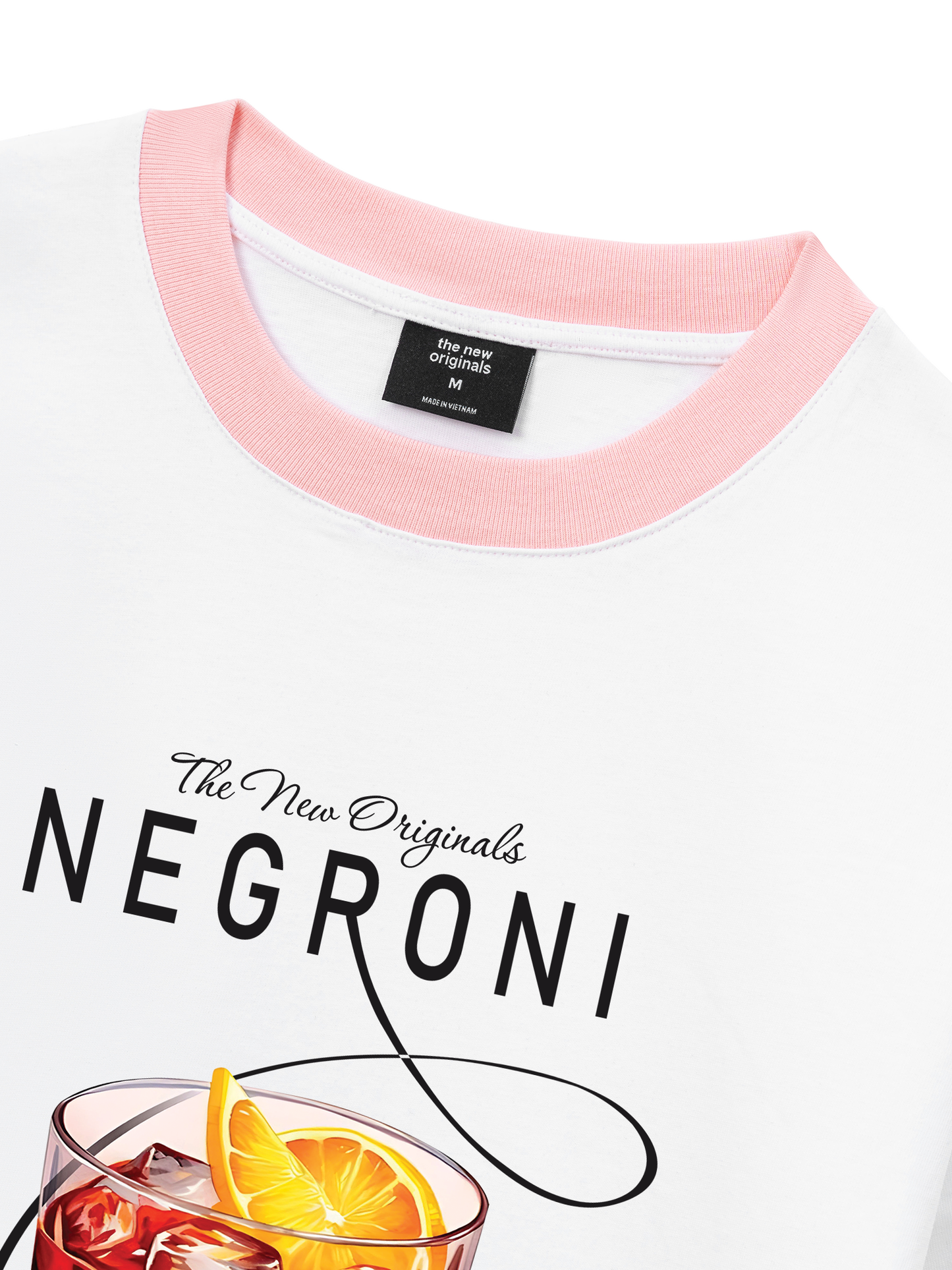 Áo Thun Ringer Relaxed Fit negroni