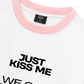Áo Thun Ringer Relaxed Fit Life Vibe Just Kiss Me