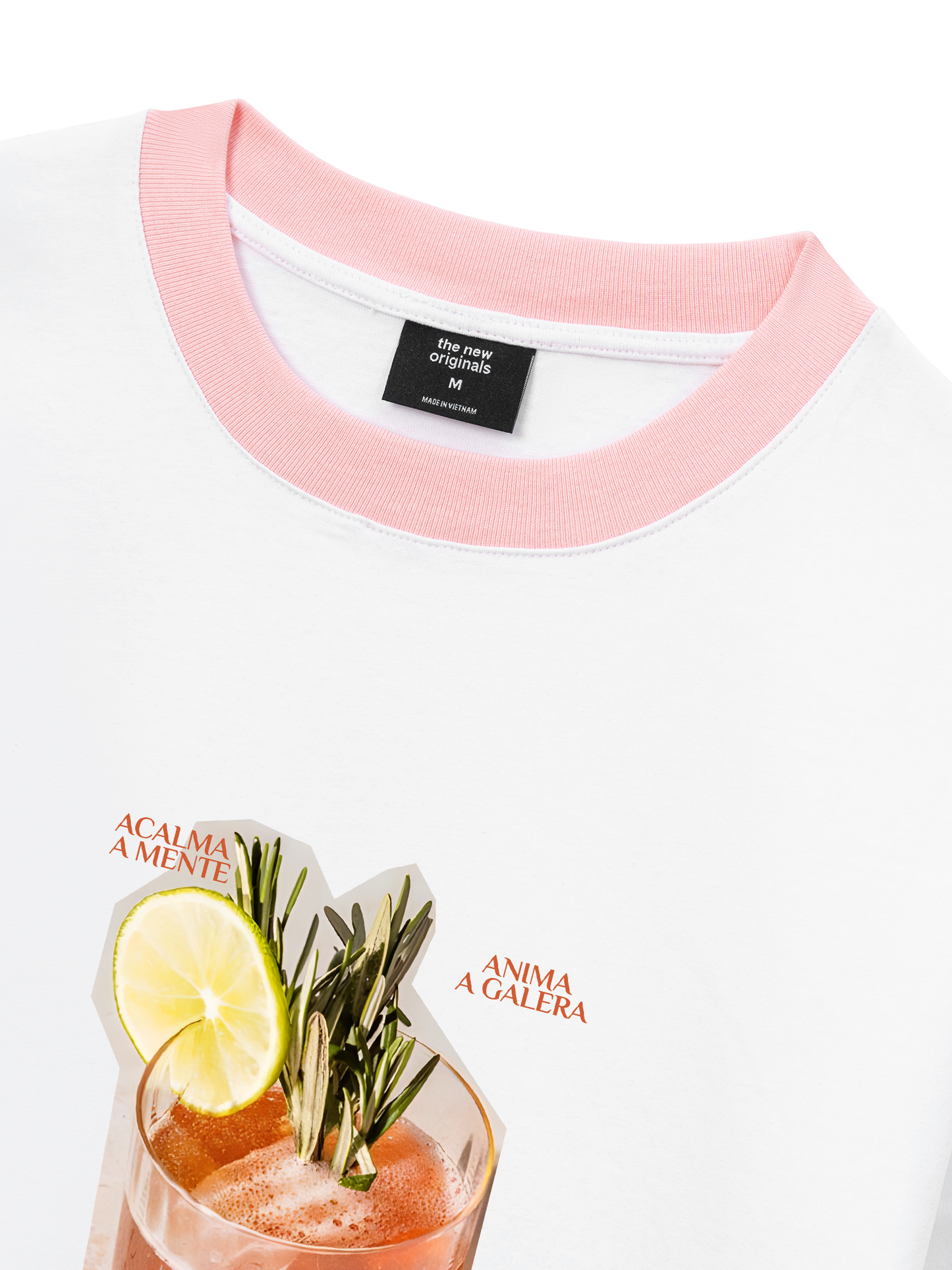 Áo Thun Ringer Relaxed Fit Fresh Aperol Spitz