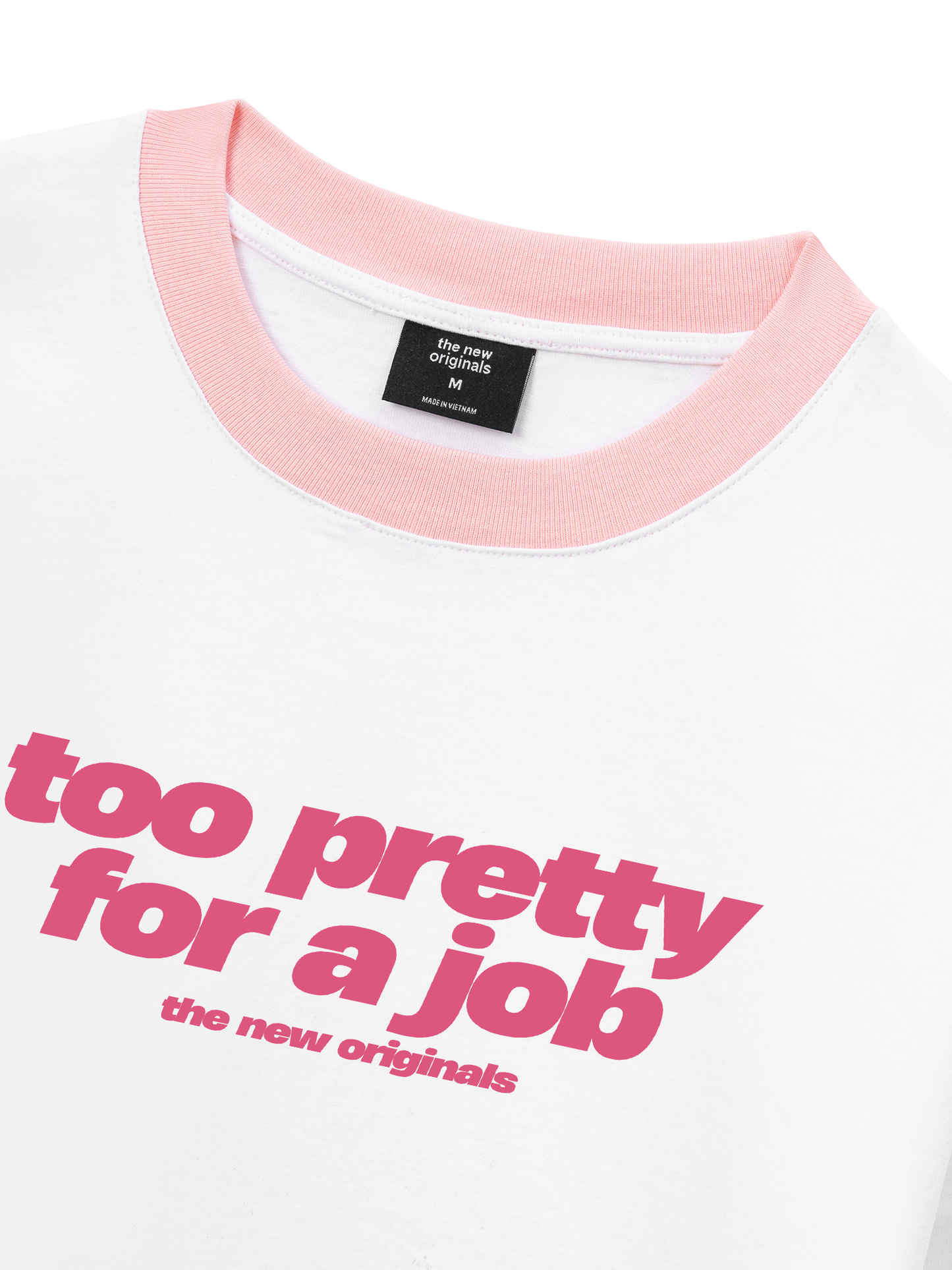 Áo Thun Ringer Relaxed Fit Life Vibe Too Pretty