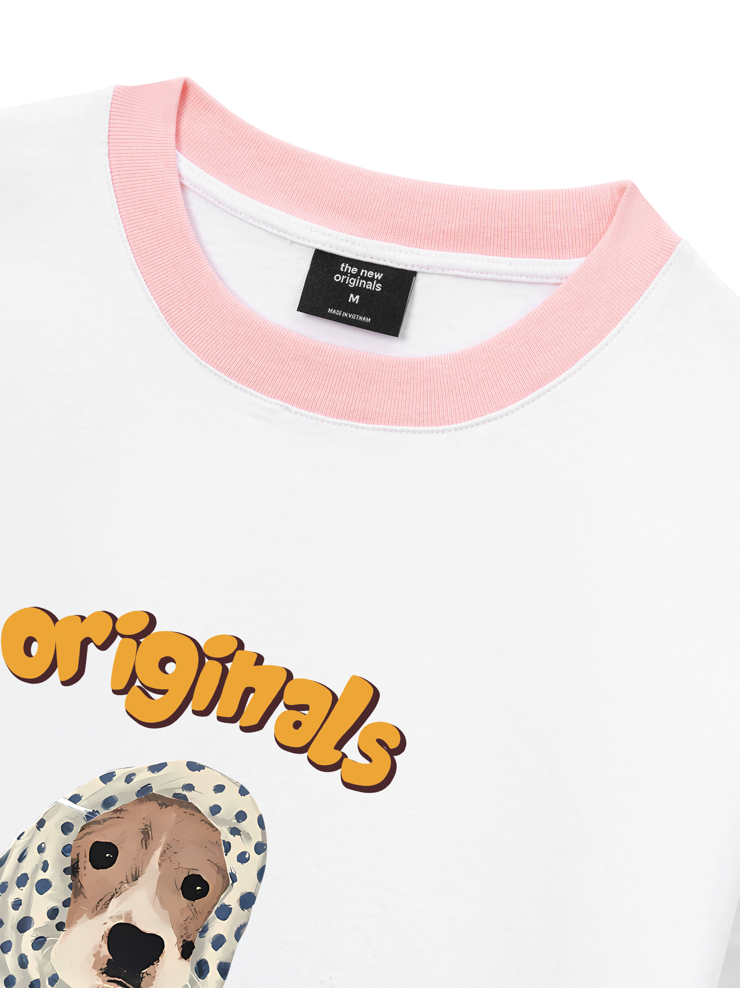 Áo Thun Ringer Relaxed Fit Animal Mood Puppy