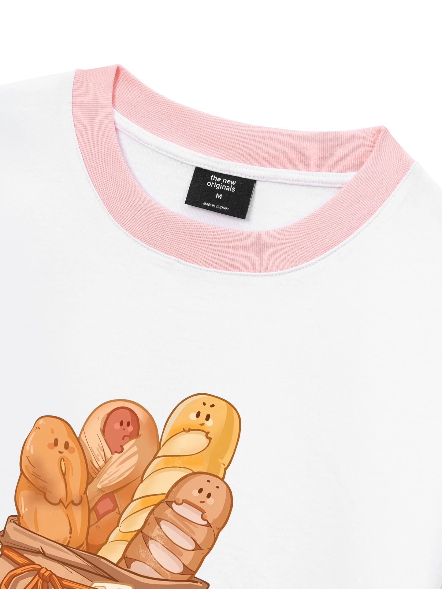 Áo Thun Ringer Relaxed Fit Love Bread