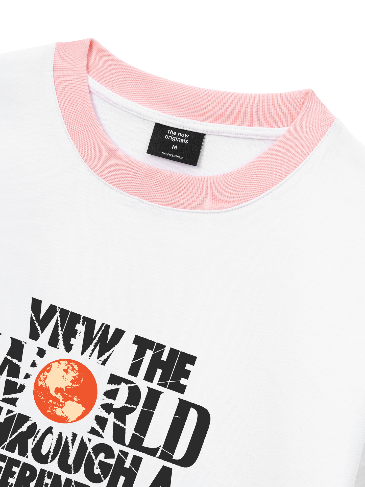Áo Thun Ringer Relaxed Fit Be Bold View The World Through