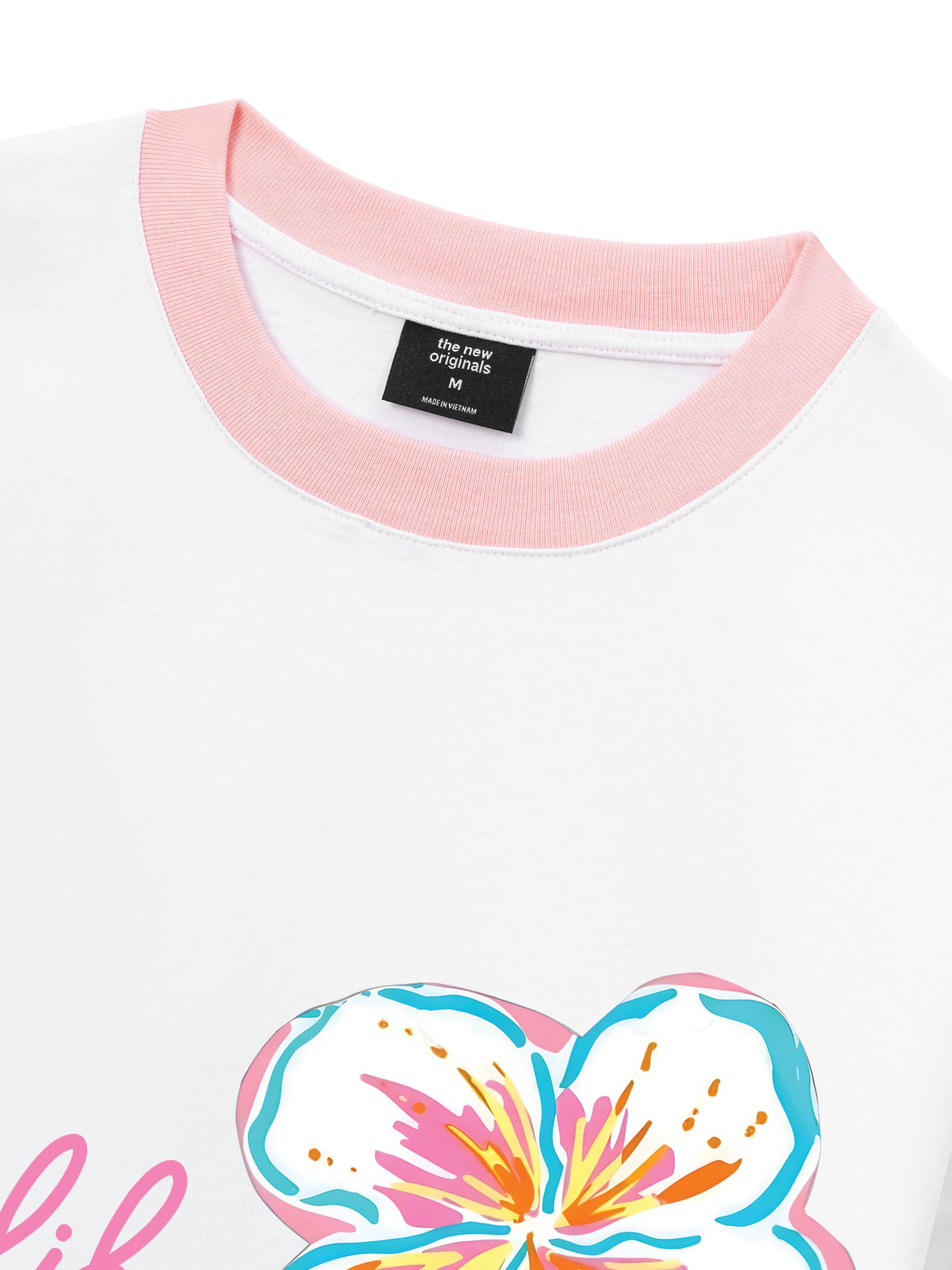 Áo Thun Ringer Relaxed Fit Summer Vibes Malibu Floral