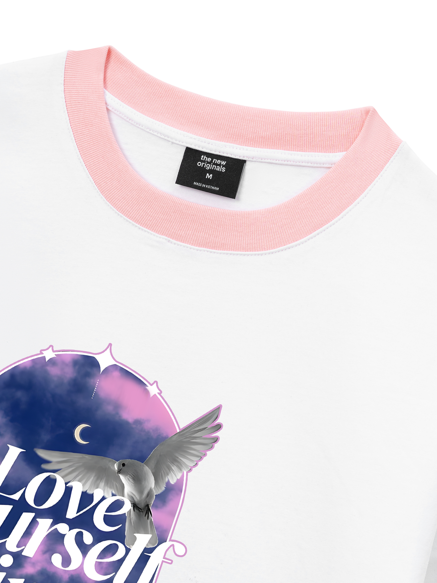 Áo Thun Ringer Relaxed Fit Love Yourself First