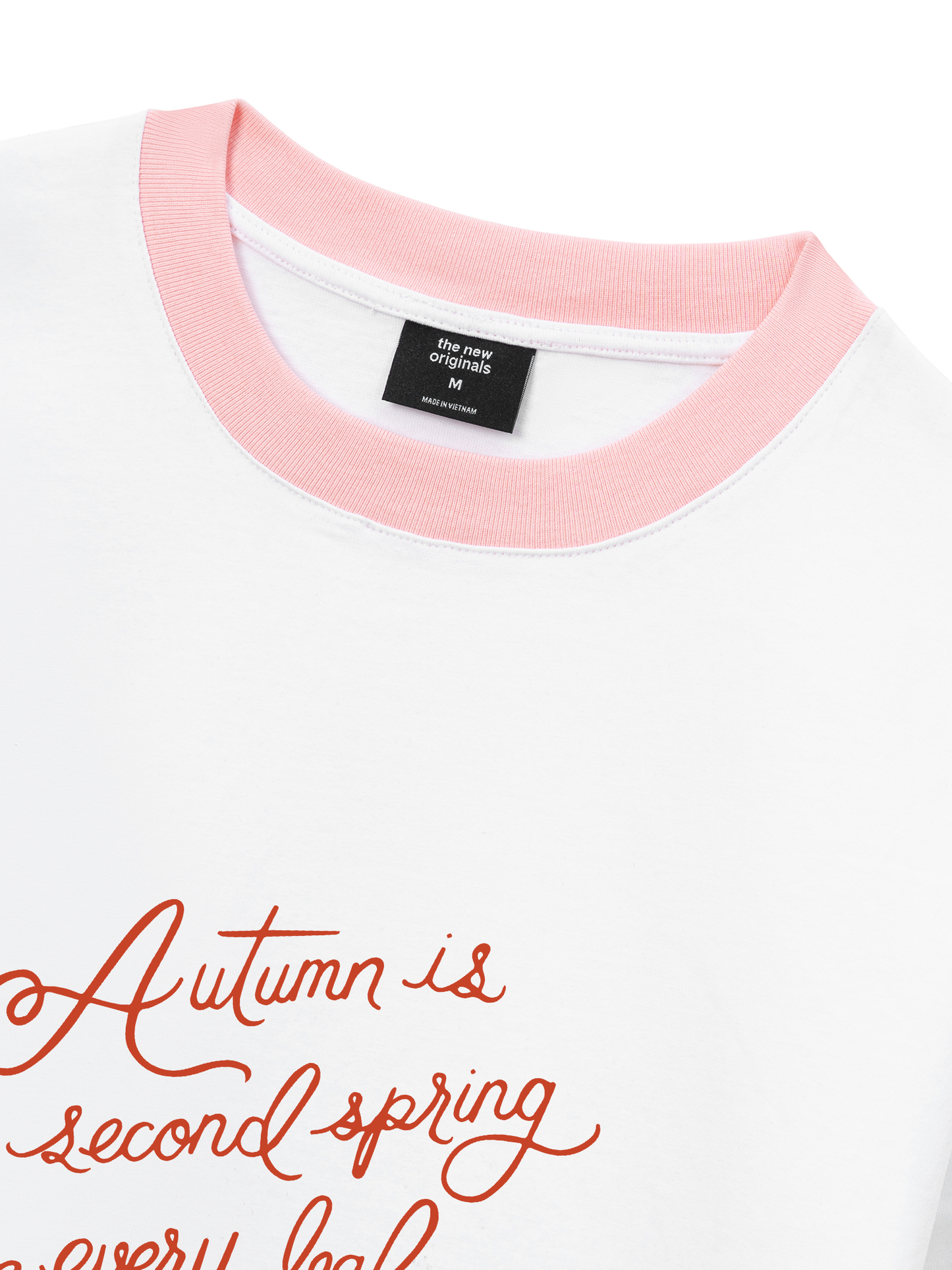 Áo Thun Ringer Relaxed Fit Autumn is a Second Spring