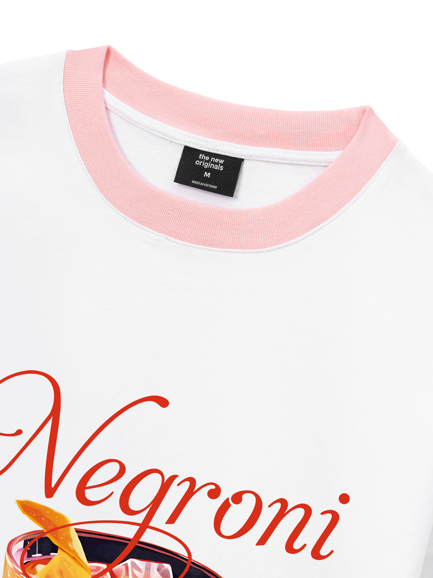 Áo Thun Ringer Relaxed Fit Fresh Red Negroni
