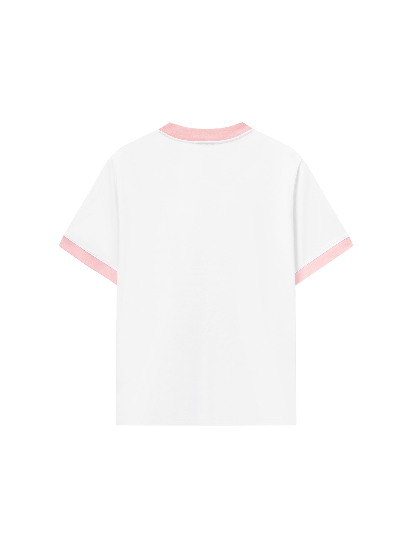 Áo Thun Ringer Relaxed Fit Summer Vibes Raspberry