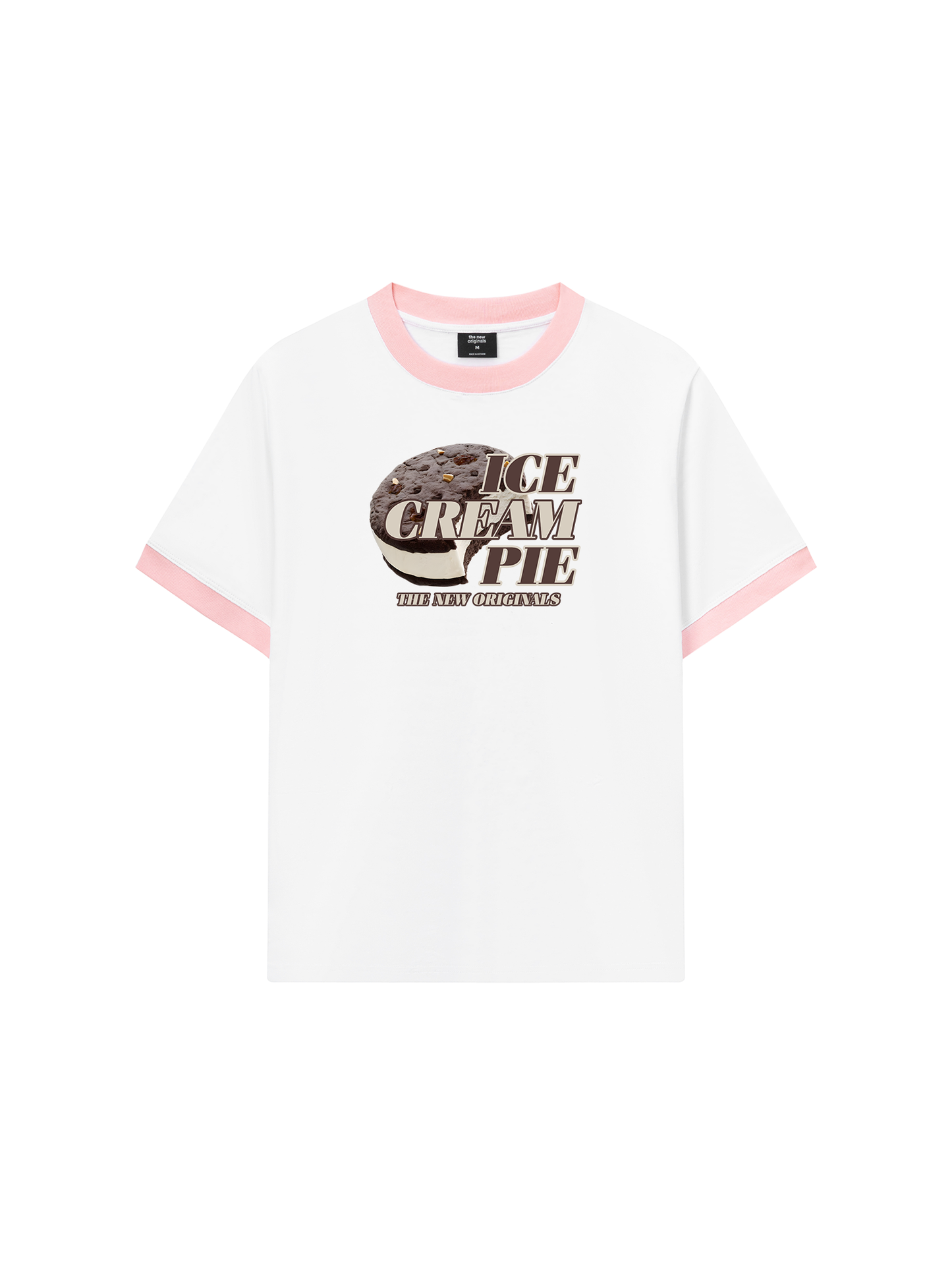 Áo Thun Ringer Relaxed Fit Foody Ice Cream Pie