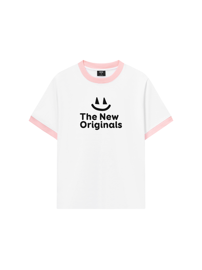Áo Thun Ringer Relaxed Fit Be Bold Simple Smile