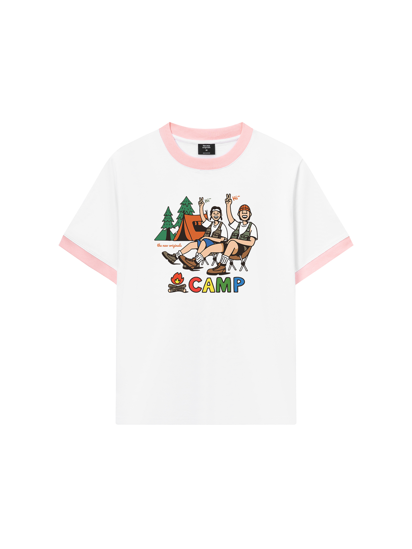 Áo Thun Ringer Relaxed Fit Go Camping