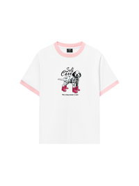 Áo Thun Ringer Relaxed Fit Animal Rainy Puppy