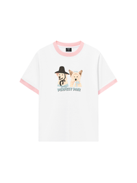 Áo Thun Ringer Relaxed Fit Animal Mood Perfect Pair