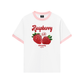 Áo Thun Ringer Relaxed Fit Summer Vibes Raspberry