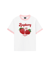 Áo Thun Ringer Relaxed Fit Summer Vibes Raspberry