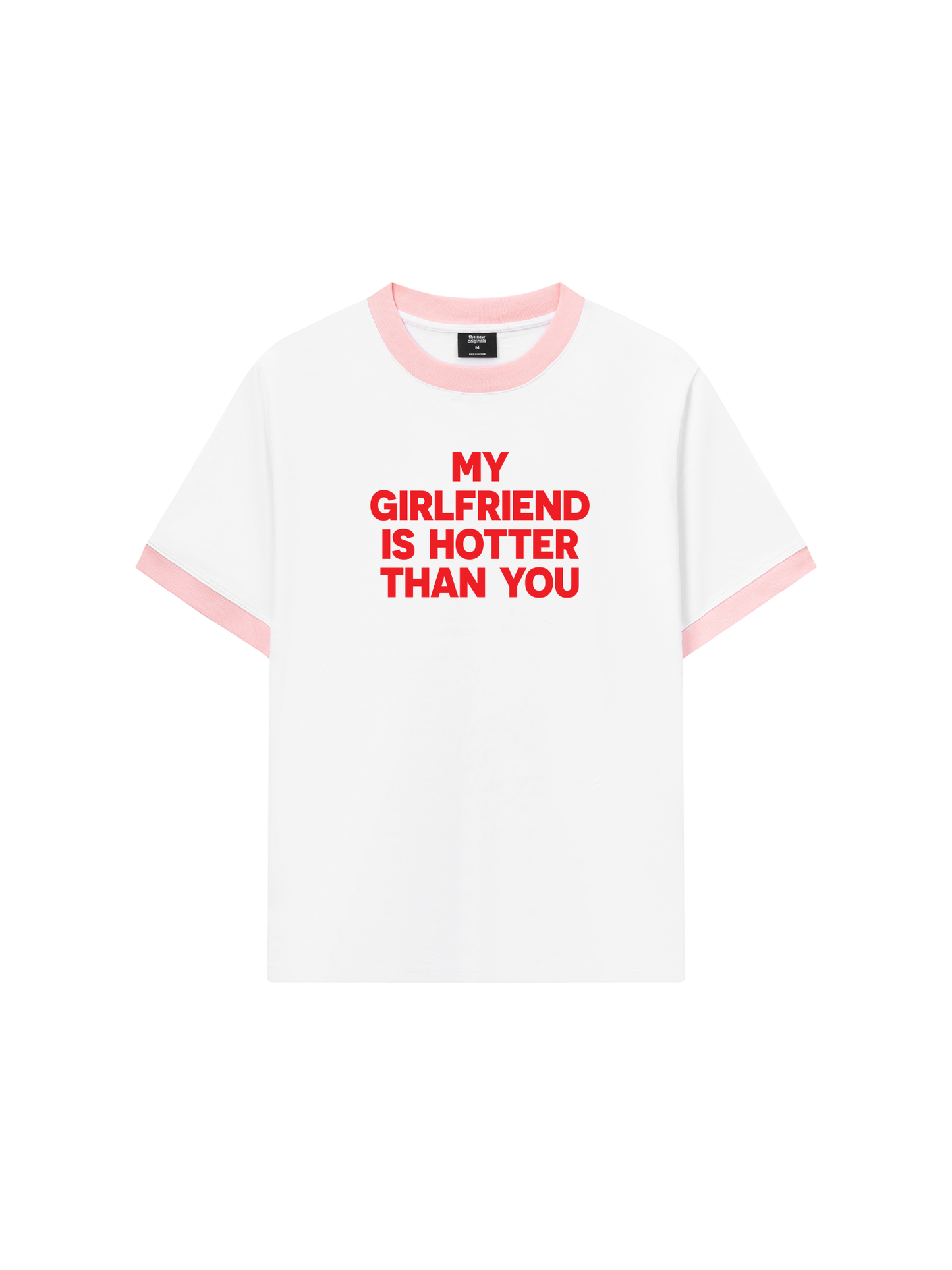 Áo Thun Ringer Relaxed Fit Life Vibe My Girlfriend