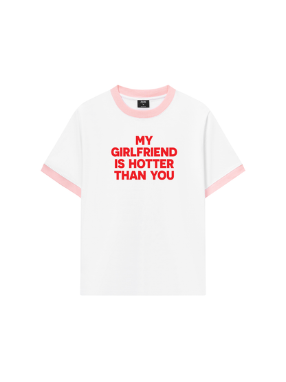 Áo Thun Ringer Relaxed Fit Life Vibe My Girlfriend