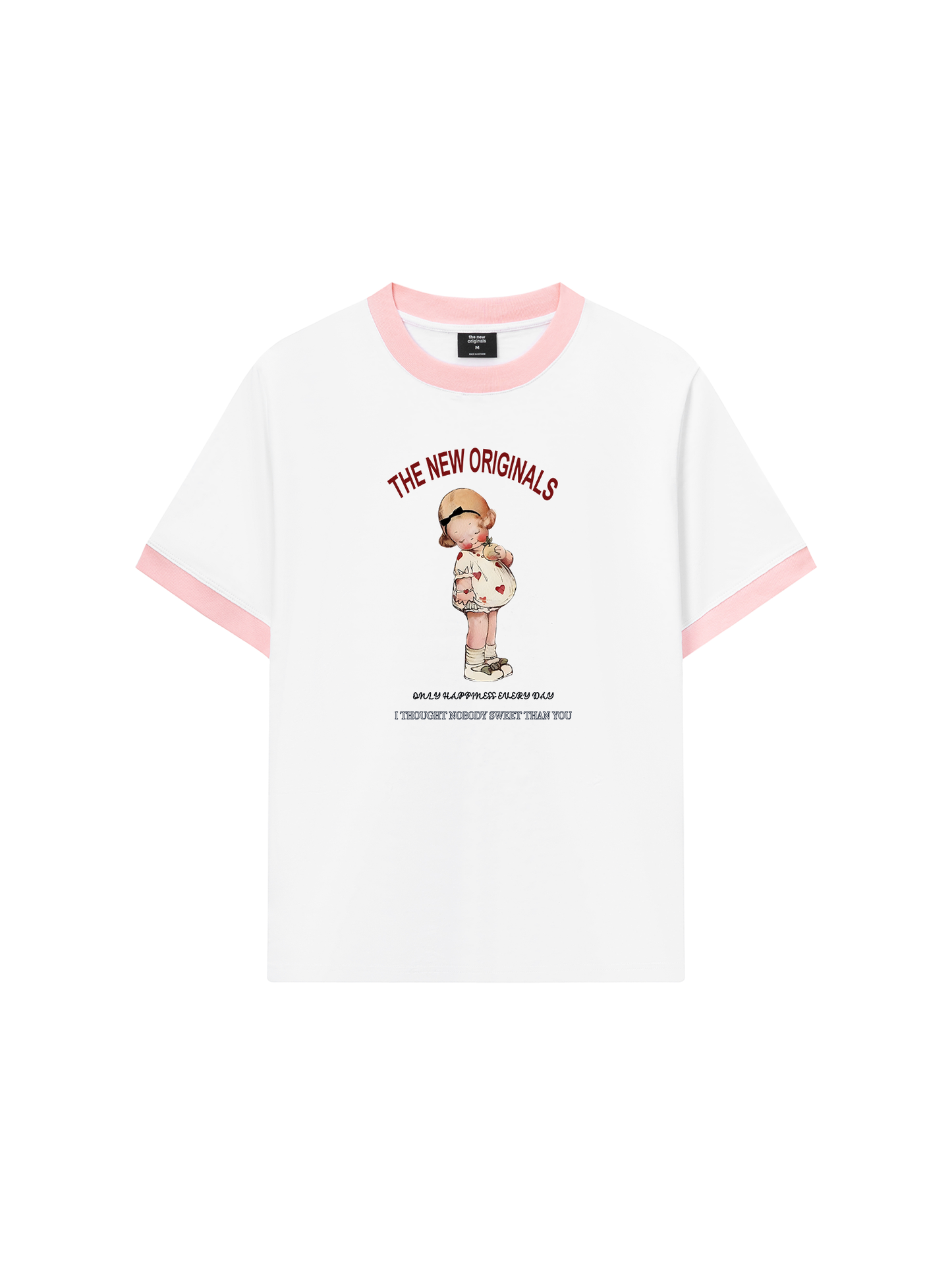 Áo Thun Ringer Relaxed Fit Only Happiness everyday