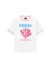 Áo Thun Ringer Relaxed Fit Summer Vibes Coral Beach