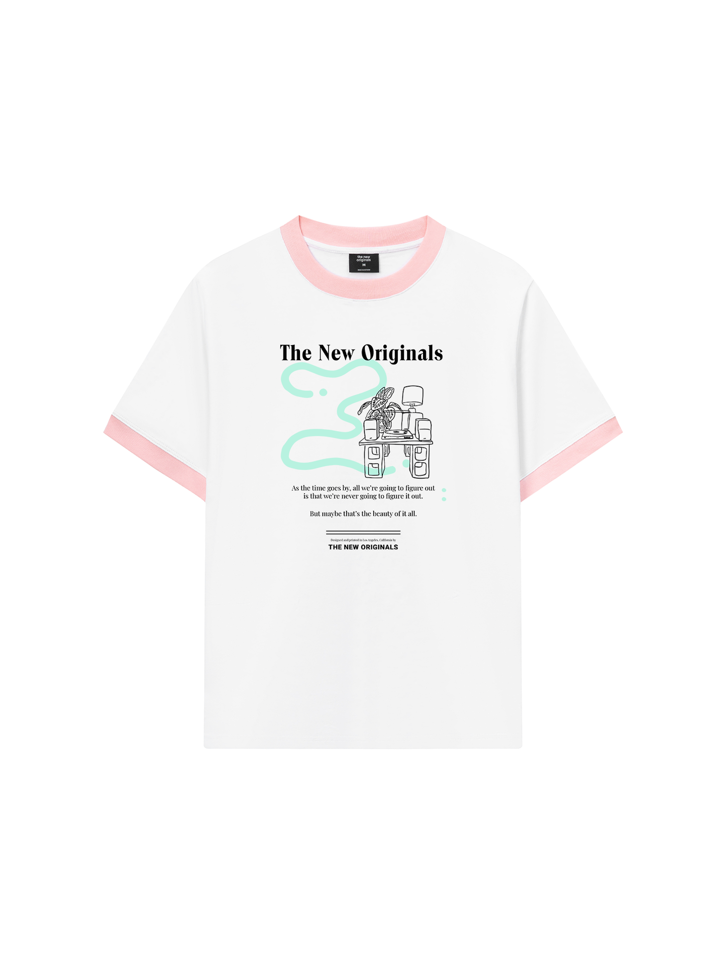 Áo Thun Ringer Relaxed Fit TROPICAL Simple Moments