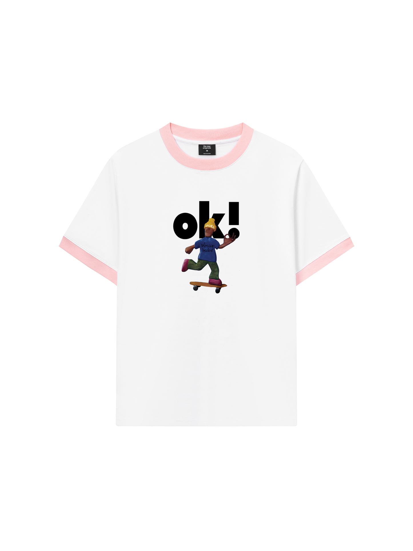 Áo Thun Ringer Relaxed Fit Weekend OK Skate