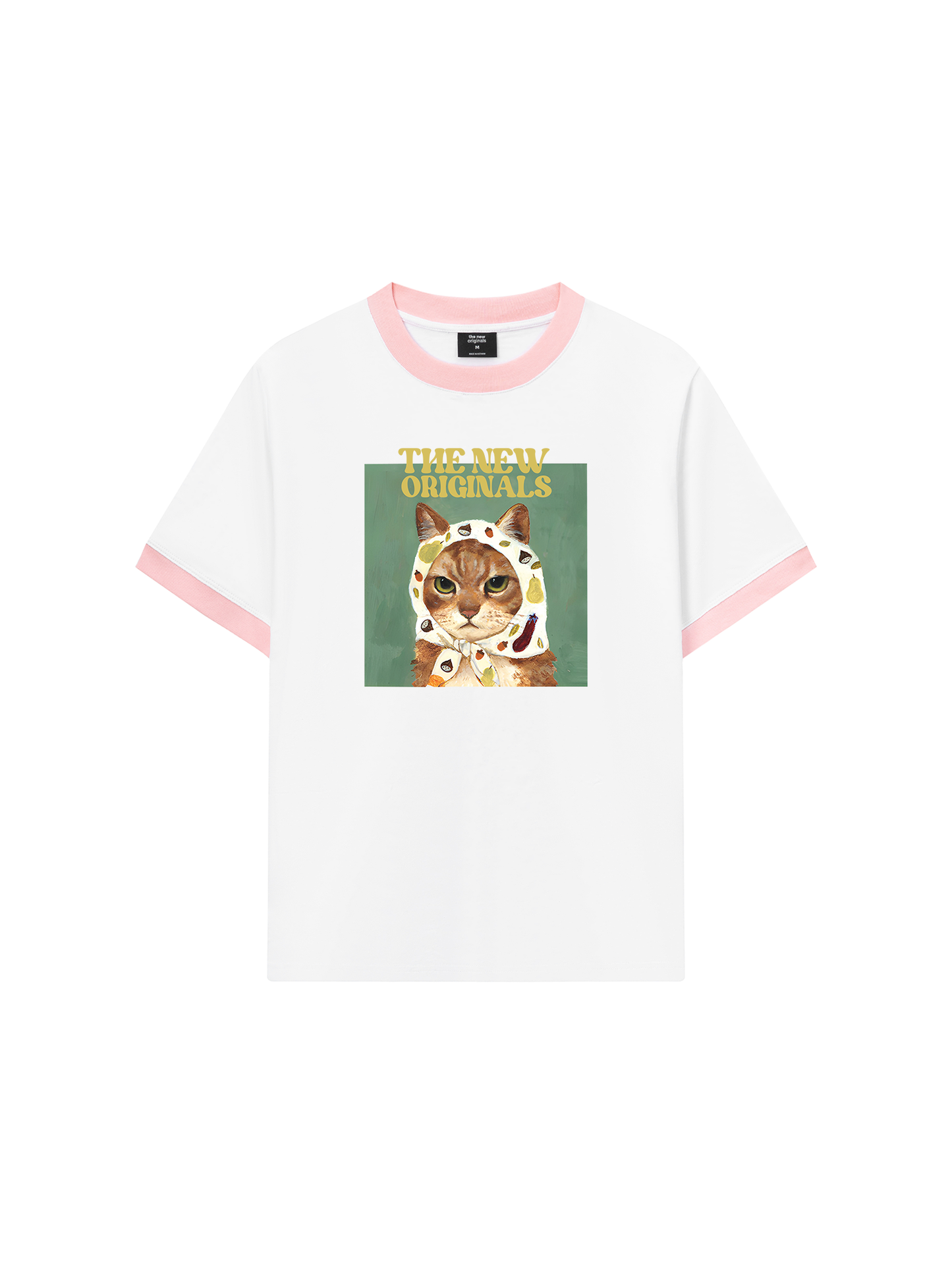 Áo Thun Ringer Relaxed Fit Lady cat
