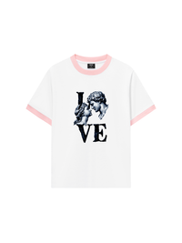 Áo Thun Ringer Relaxed Fit Love