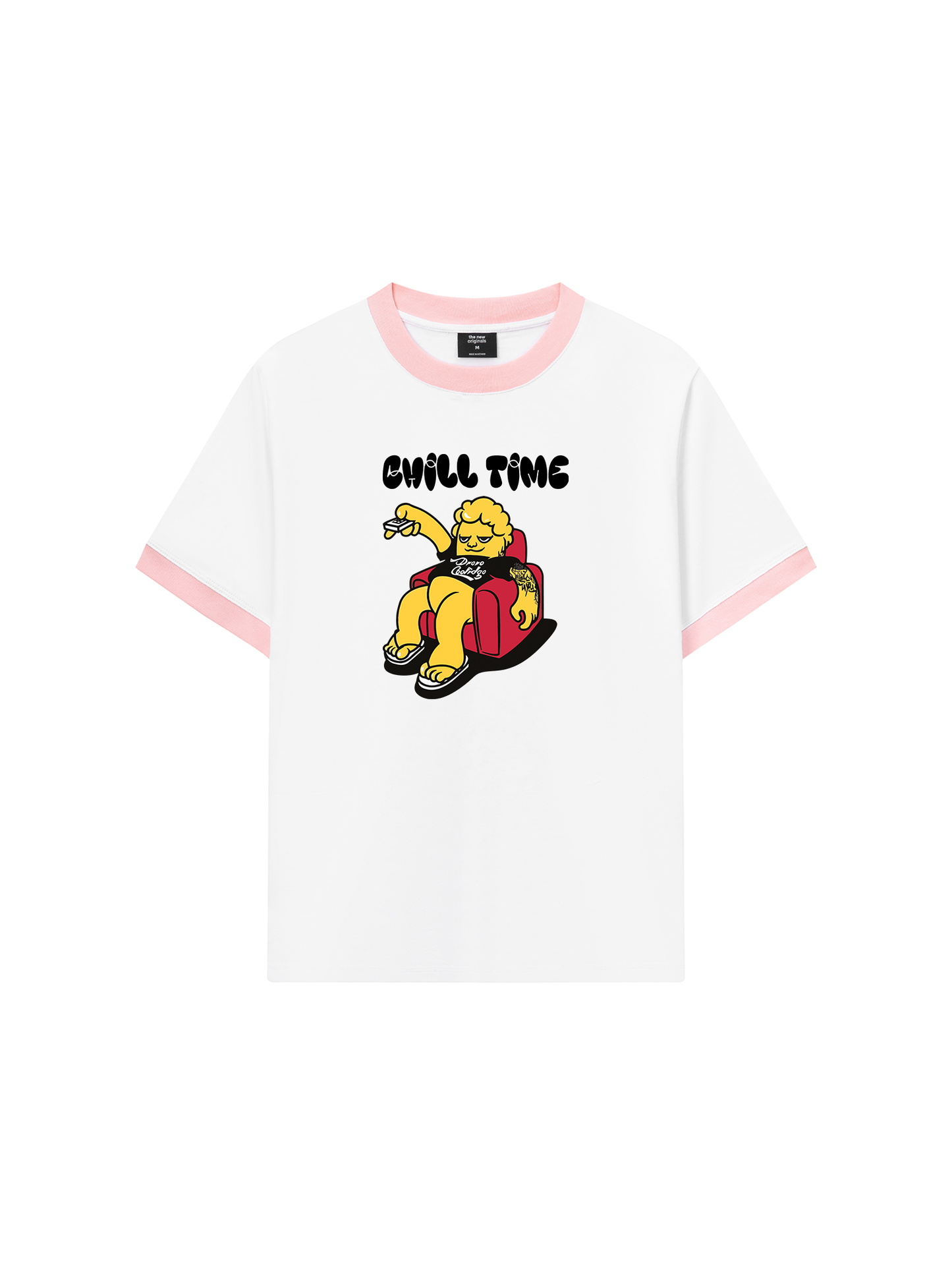 Áo Thun Ringer Relaxed Fit Weekend Chill Time