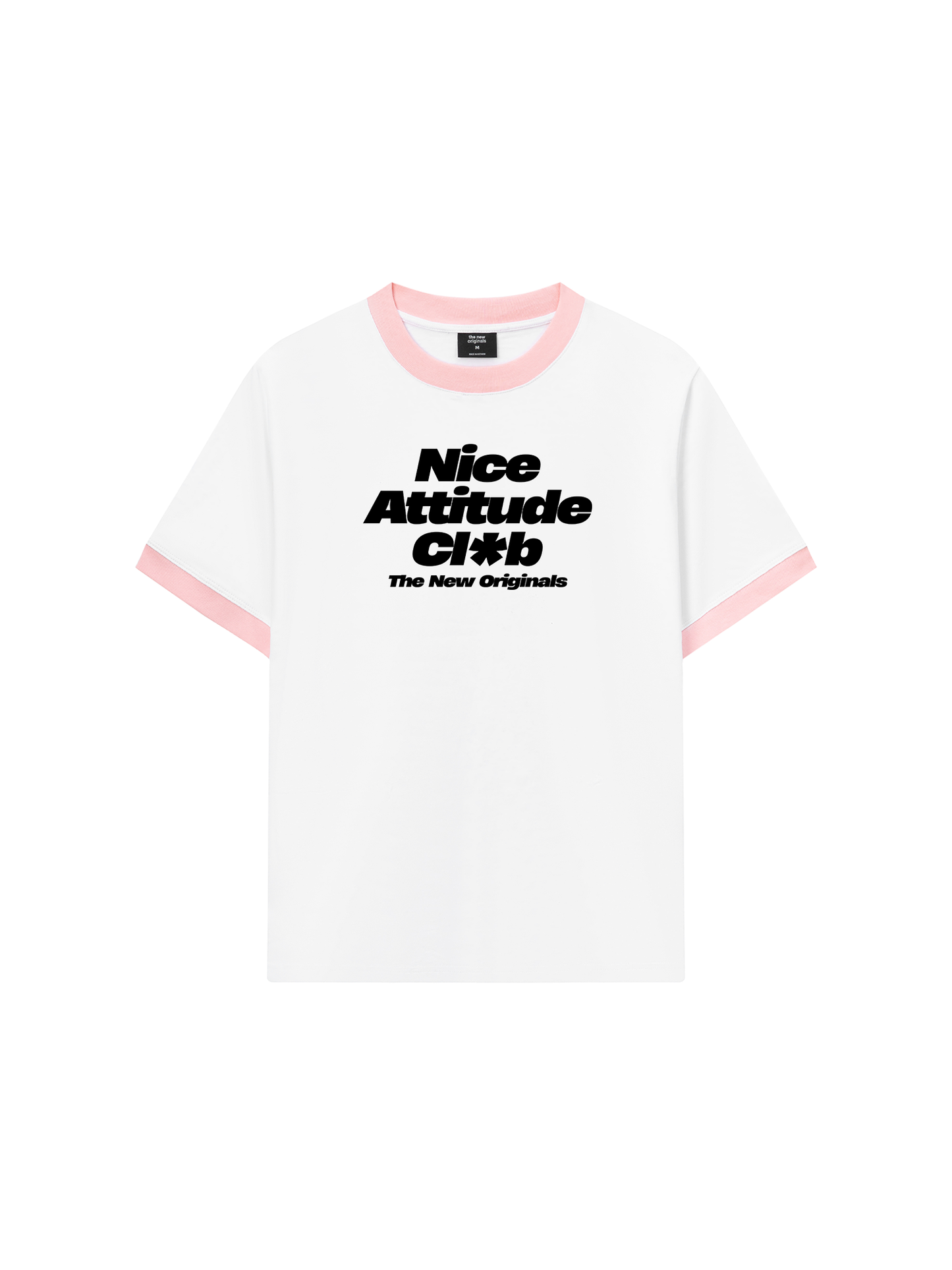 Áo Thun Ringer Relaxed Fit Life Vibe Nice Attitude