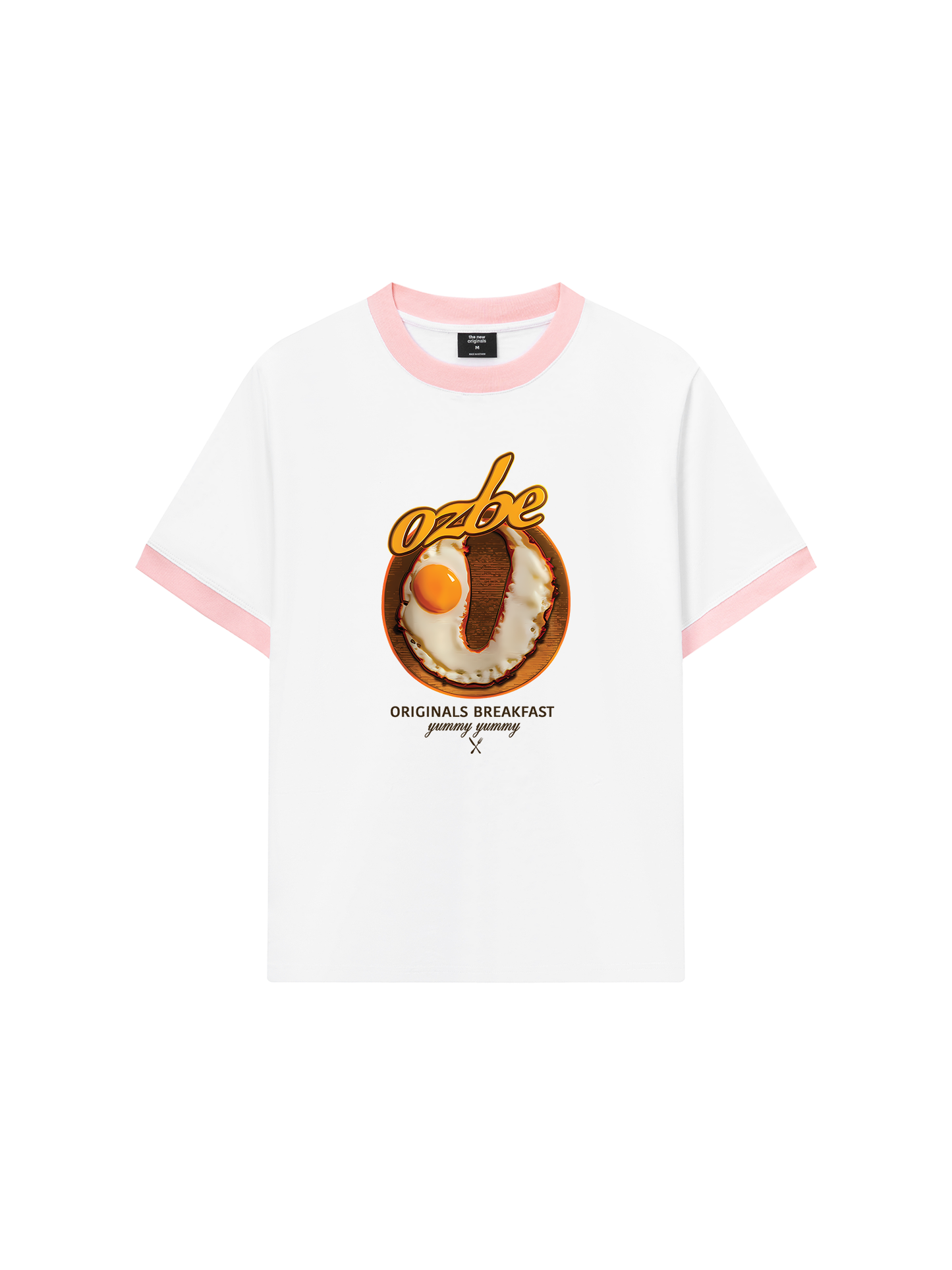 Áo Thun Ringer Relaxed Fit Sweet Pastry Breakfast