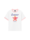 Áo Thun Ringer Relaxed Fit Summer Vibes Beach