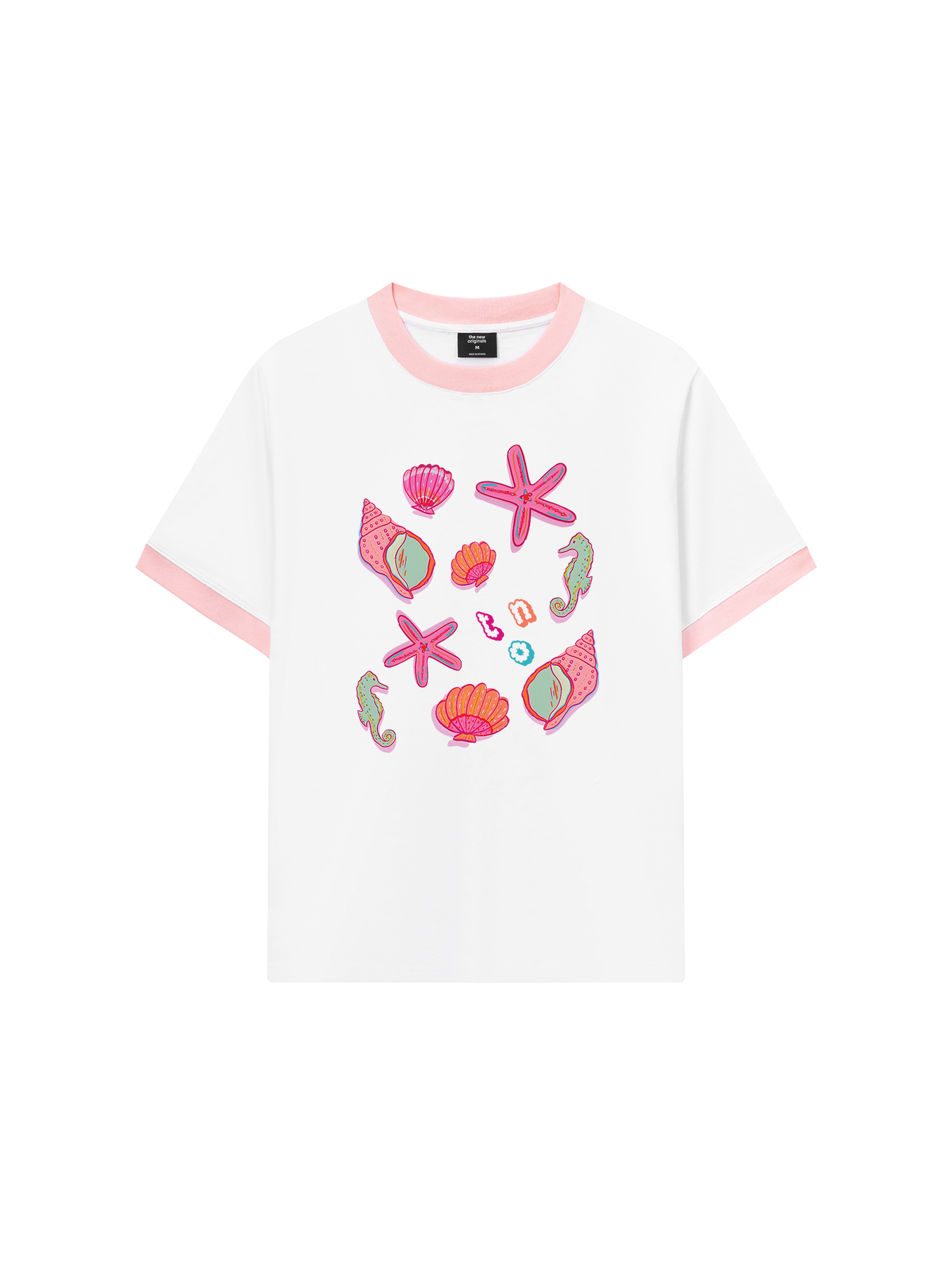 Áo Thun Ringer Relaxed Fit Suummer Vibes Sea Life