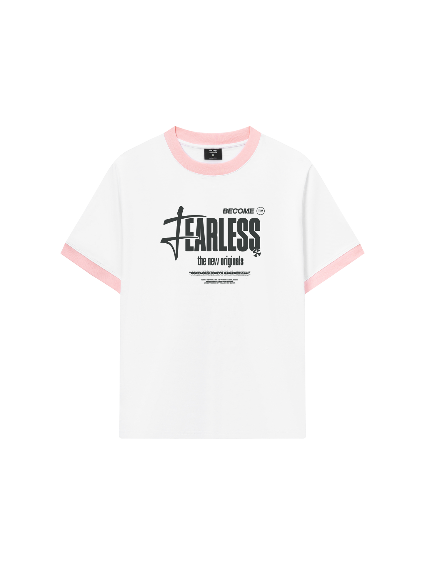 Áo Thun Ringer Relaxed Fit Be Bold Become Fearless