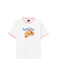 Áo Thun Ringer Relaxed Fit Le Croissant