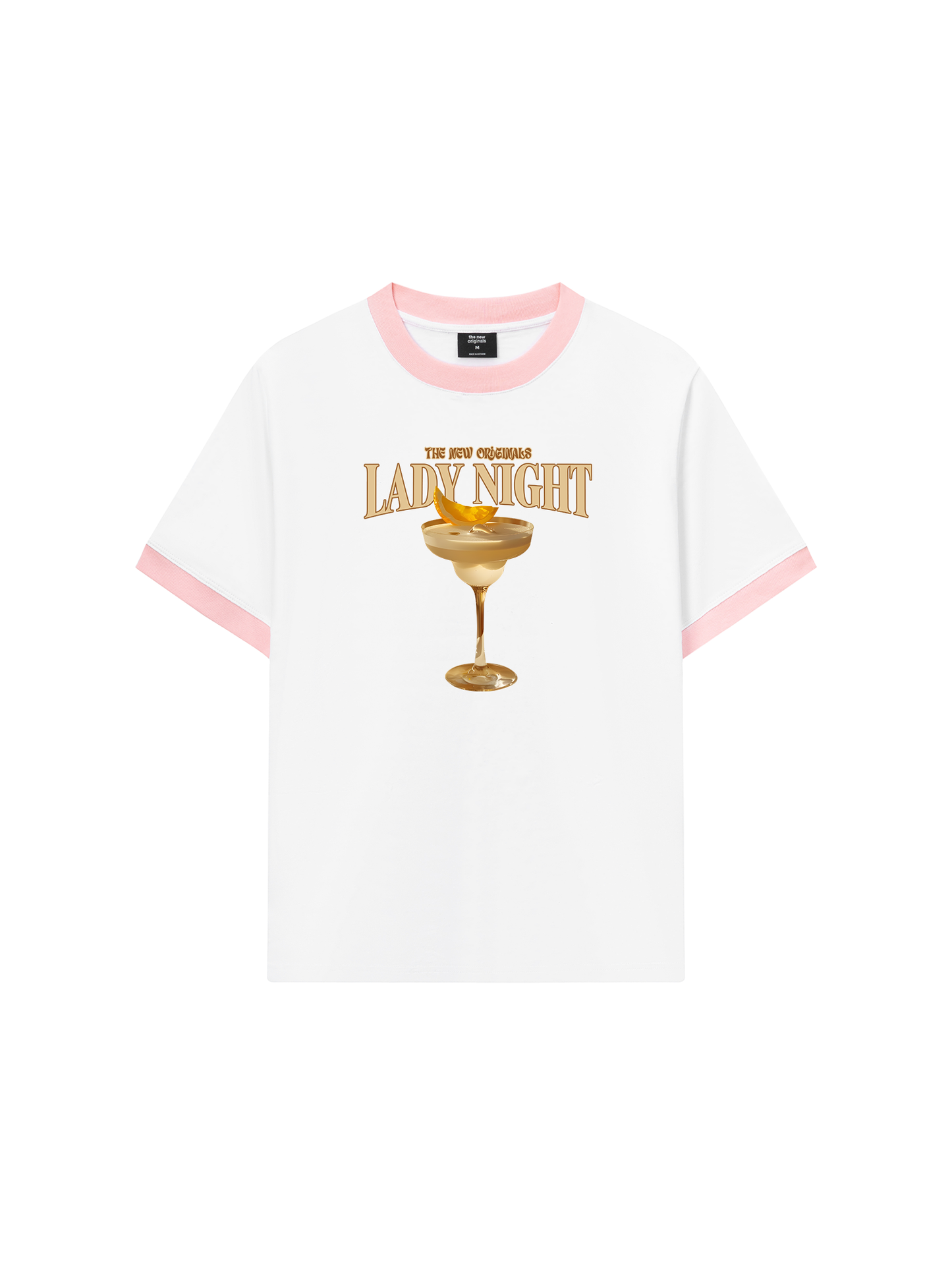 Áo Thun Ringer Relaxed Fit Fresh Lady Night