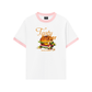 Áo Thun Ringer Relaxed Fit Foody Tasty Burger
