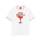 Áo Thun Ringer Relaxed Fit Fresh Pink Tequila