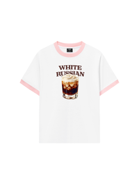 Áo Thun Ringer Relaxed Fit Fresh White Russian