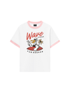 Áo Thun Ringer Relaxed Fit Ocean Duck Waves