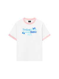Áo Thun Ringer Relaxed Fit Be Bold Feeling Good Living Better