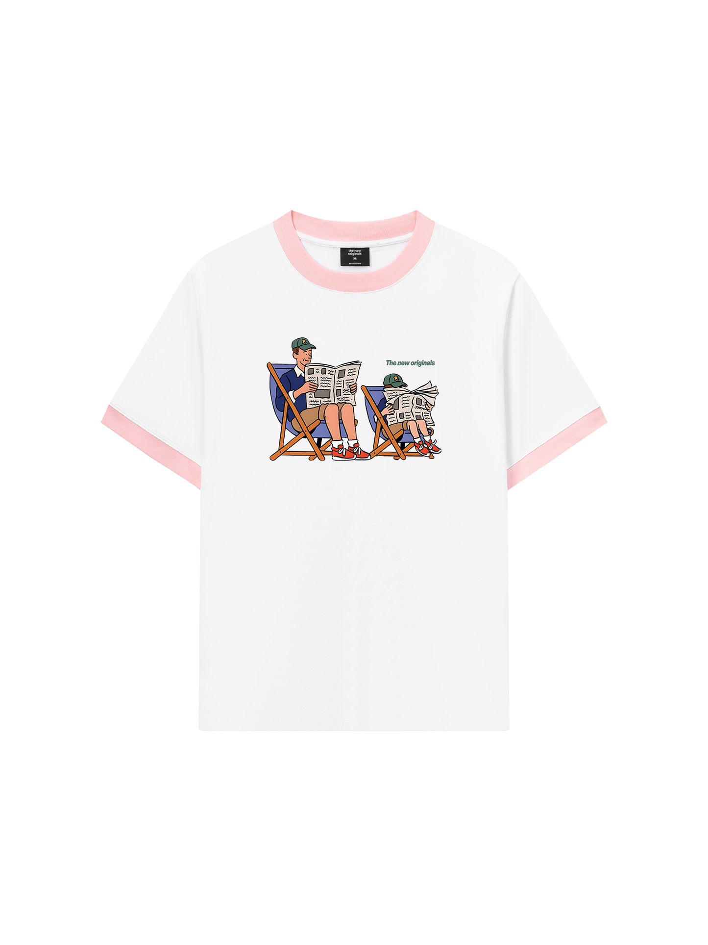 Áo Thun Ringer Relaxed Fit Let_s go out